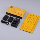 K&F CONCEPT EN-EL15 Oplaadbare Batterij 2 PCS Batterijladerset met Twee Sleuven Compatibel met Nikon D7000, D7100, D7200, D750, D850, D810, D800, D800E, D750, D610, D600, D500, 1 V1