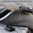 K&F CONCEPTin LP-E17 akku + LP-E17 akkulaturi + 10 kpl puhdistusliinasarja, yhteensopiva Canon EOS RP, Rebel T8i, T7i, T6i, T6s, SL2, SL3, EOS M3, M5, M6 Mark II, 77D, 200D, 750D, 760D, 800D, 8000D