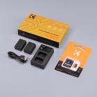 K&F Concept NP-FW50 battery & charger kit for Camera Battery Sony Alpha 7, A7, Alpha 7R, A7R, A7R II, A7 II, A7S, A7S II, A7M2, A7SM2, A7RM2, A5000 A6000 A6300 A6500, a3000 , NEX-3, NEX-3N, NEX-5, NEX-5C, NEX-5N, NEX-5R