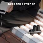 K&F CONCEPT NP-W235 Batteriopladersæt, Dual Slot NP-W235 Oplader til Fujifilm X-T5, X-T4, GFX 100S, X-H2S, til Fujifilm GFX 50S II, VG-XT4, (2 x 2200mAh batterier, dobbelt opladning havne)