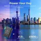 EN-EL14 batteri og oplader til Nikon EN-EL14 batteri, med dobbelt opladningsstik, passer til Nikon D3500 D5600 D3200 D3300 D3400 D5500 Coolpix P7800 P7700 P7200 P7100 P7000 (1050mAh*2)