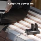 EN-EL14 batteri og oplader til Nikon EN-EL14 batteri, med dobbelt opladningsstik, passer til Nikon D3500 D5600 D3200 D3300 D3400 D5500 Coolpix P7800 P7700 P7200 P7100 P7000 (1050mAh*2)