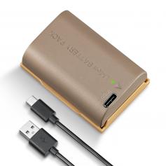 Batterie LP-E6NH 2250 mAh USB-C pour Canon EOS R5, R6 II, R6, R7, 5D IV, 5D III, 6D II, 90D, 80D