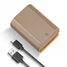 Batterie NP-FZ100 USB-C 2280 mAh pour Sony Alpha A7 IV, A7 III, A7R V, A7C II, FX30, FX3, ZV-E1 - Charge Directe