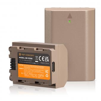 Batteria K&F CONCEPT NP-F970 10500mAh Con USB-C PD 45W – Per Sony, Canon, Nikon E Luci LED