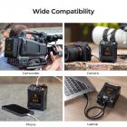 K&F Concept V-kiinnitysakku, 99 Wh Mini V-kiinnitysakku, 6700 mAh 14,8 V Tuki 65 W PD USB-C -pikalaturi, D-TAP, USB-A, USB-C, BP, OLED-näyttö, kameroille ja videokameroille