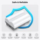 K&F Concept 2400mAh NP-W235 batteri, kamerabatteri med type C hurtigopladning, ingen ekstra oplader til Fujifilm X-T5, X-S20, X-H2, X-H2S, GFX 100S, GFX 50S II, X-T4(1) batteri)