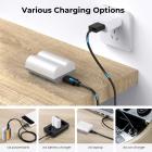 K&F Concept 2400mAh NP-W235 Batteri, Kamerabatteri med Type C Hurtigopladning, Behøver ikke ekstra oplader til Fujifilm X-T5, X-S20, X-H2, X-H2S, GFX 100S, GFX 50S II, X-T4(2) batteri)