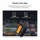 K&F Concept 1600mAh EN-EL25 EN-EL25A batteri- og opladersæt, 2-pak til Nikon Z30 Z50 ZFC-kamera, erstatningsbatterier med LCD-oplader med dobbelt stik