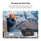 K&F CONCEPT NP-FZ100, batteria per fotocamera, migliorata 2600 mAh, grande capacità con connettore di ricarica diretta di tipo C, compatibile con fotocamere Sony A9 A7III A7RIII A7RIV A6600 ZV-E1 FX3