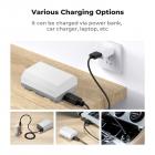 K&F CONCEPT NP-FZ100, batteria per fotocamera, migliorata 2600 mAh, grande capacità con connettore di ricarica diretta di tipo C, compatibile con fotocamere Sony A9 A7III A7RIII A7RIV A6600 ZV-E1 FX3