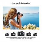 LP-E6/LP-E6NH batteri og 3-sporslader, 3-paks erstatningsbatteri for Canon EOS R5, R6, EOS R, 5D Mark IV, 5D Mark III, 5DS, 5DS R, 5D Mark II, 6D, 6D Mark II, 7D, 7D Mark II, 2250mAh