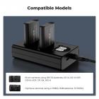 K&F Concept Premium jest kompatybilny z aparatami Ricoh GR III, GR III HDF, GR IIIx HDF, GR IIIX, WG-6 z bateriami DB-110, a także z aparatami Olympus TG7/6/5/4 z bateriami Li-90B/Li-92B.