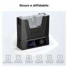 K&F Concept LP-E6NH Caricabatterie portatile doppio rapido da 18 W per Canon R7, R6, R5, R, 6D Mark II, 5D Mark IV, 5D Mark III, 5DS, 5DS R, 5D Mark II, 80D, 90D, 6D, 7D, 7D Mark II