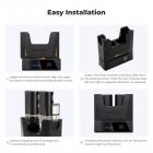 K&F Concept LP-E6NH-lader 18W rask dobbel bærbar batterilader for Canon R7, R6, R5, R, 6D Mark II, 5D Mark IV, 5D Mark III, 5DS, 5DS R, 5D Mark II, 80D, 90D, 6D, 7D, 7D Mark II