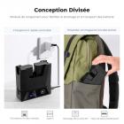 Chargeur LCD Double NP-FZ100 18W PD Rapide pour Sony Alpha A7 IV, A7 III, ZV-E10 II, A7C II, A6700, FX30, FX3, A7R V
