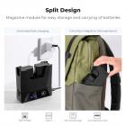 K&F Concept NP-FZ100 18W Dobbelt Bærbar Batterioplader til Sony A7III, A7IV, A7C, FX3, FX30, A9, A6600, A6700, ZV-E1, ZV-E10II, Alpha 9, A9S, A7R III – Professionel USB Oplader til Kameraer