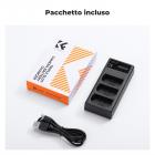 K&F CONCEPT LP-E6/LP-E6N/LP-E6NH - Caricabatteria a doppia slot per fotocamera, micro USB e porta di tipo C, per Canon EOS R5, EOS R6, EOS R, EOS 5D Mark IV, 5D Mark III, 5DS, 5DS R, 5D Mark II, 6D