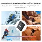 Caricabatterie K&F Concept Osmo Action 5 Pro/4/3, confezione da 3 batterie Action 5 Pro da 2100 mAh e caricabatterie rapido a 3 slot compatibile con DJI OSMO Action 5 Pro, Osmo Action 4, Osmo Action 3