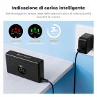 K&F CONCEPT Confezione da 3 Batterie per Hero 13 con Caricabatterie, Batteria Enduro da 2100 mAh e Caricatore USB a 3 Slot LCD Compatibile con Hero 13 Black Action Camera