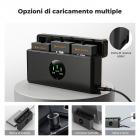 K&F CONCEPT Confezione da 3 Batterie per Hero 13 con Caricabatterie, Batteria Enduro da 2100 mAh e Caricatore USB a 3 Slot LCD Compatibile con Hero 13 Black Action Camera