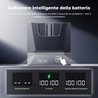 K&F CONCEPT NP-FZ100 2600mAh Doppia batteria con caricabatterie rapido modulare Compatibilità per Sony A7 IV A7R III A7R IV A9 A6600 A7R3 A7S III/A7S3 A7C Alpha 9 Alpha 9R A9R