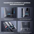 K&F CONCEPT NP-FZ100 2600mAh Doppia batteria con caricabatterie rapido modulare Compatibilità per Sony A7 IV A7R III A7R IV A9 A6600 A7R3 A7S III/A7S3 A7C Alpha 9 Alpha 9R A9R