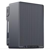 Batterie K&F CONCEPT à monture V, 99 Wh (6 700 mAh), charge rapide USB-C PD 100 W, double connectique D-TAP/A/USB-C/DC/écran TFT/lampe d'urgence pour appareil photo, caméscope, moniteur, éclairage vidéo