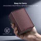 K&F CONCEPT Batteria V Mount 99 Wh 6700 mAh Ricarica Rapida PD 100 W USB-C, Batteria V Lock con Doppio D-TAP/A/USB-C/DC/Display TFT/Luce di Emergenza per Fotocamera, Videocamera, Monitor