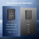 Paquete de 3 baterías EN-EL14 y cargador LCD de actualización K&F Concept compatible con cámaras Nikon D5300, D5600, D5100, D5200, D5500, D3100, D3200, D3300, D3400, D3500, Coolpix P7000, P7100, P7200, P7700 y P7800.