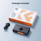 K&F CONCEPT OSMO 360 acculader, acculaderbehuizing met 3 sleuven voor de Action 5 Pro, compatibel met DJI OSMO Action 5 Pro, Action 4 en Action 3 camera's