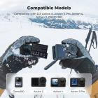 K&F Concept 3-pack Action 6-accu met verbeterde OSMO Action 5 Pro-acculader, compatibel met DJI OSMO Action 6, Action 5 Pro, Action 4, Action 3 en OSMO 360-camera's.
