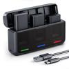 3-pack batterijen en batterijlader