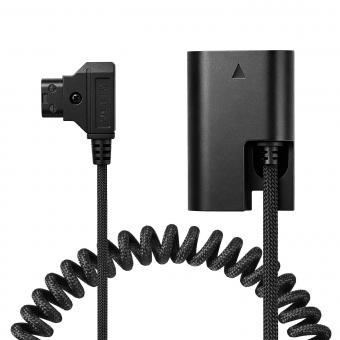 K&F CONCEPT Dummy-batterij voor Canon LP-E6P, D-Tap camera-voedingsadapter voor Canon EOS R6 Mark III/II, R5 Mark II, R5, R5C, R6, R7, 5D Mark II, 5D Mark IV, 60D, 70D, 80D, 90D, C50, XC15, 5DS, 5DSR