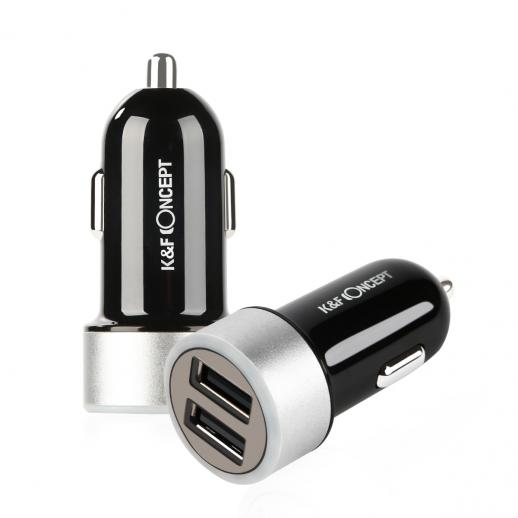 Beschoi USB Caricabatteria per auto Caricabatteria per auto Presa per sigari (2 porte tipo 2.1A) Caricabatterie USB compatibile con ricarica super veloce Durata ultra piccola Durata rapida iPhone6s / 6s Plus / 6/6 Plus / iPad / iPod / Android / Galaxy S6 