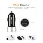 Beschoi USB Caricabatteria per auto Caricabatteria per auto Presa per sigari (2 porte tipo 2.1A) Caricabatterie USB compatibile con ricarica super veloce Durata ultra piccola Durata rapida iPhone6s / 6s Plus / 6/6 Plus / iPad / iPod / Android / Galaxy S6 