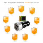 Beschoi USB Caricabatteria per auto Caricabatteria per auto Presa per sigari (2 porte tipo 2.1A) Caricabatterie USB compatibile con ricarica super veloce Durata ultra piccola Durata rapida iPhone6s / 6s Plus / 6/6 Plus / iPad / iPod / Android / Galaxy S6 
