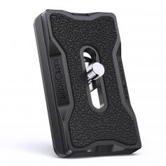 Plateau Rapide 1/4" Adaptateur de Plaque Dégagement Rapide Trépied Attache en Aluminium pour Appareil Photo DSRL Rotule Trepied