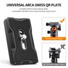 Kamerastativ Quick Release Monteringsplatta Paket med 2 KF-28-serien