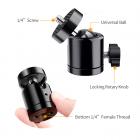 K&amp;F Concept Camera Tripod Mini Ball Head Professional Ballhead för DSLR Camera / Flash light / LCD monitor / Video Light (two packs)