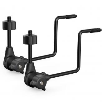 Uchwyt do kamery terenowej na drzewie z interfejsem śrubowym 1/4", 2 sztuki, metalowy uchwyt do montażu na drzewie z możliwością regulacji 360° do kamer terenowych, paneli słonecznych, świateł itp.