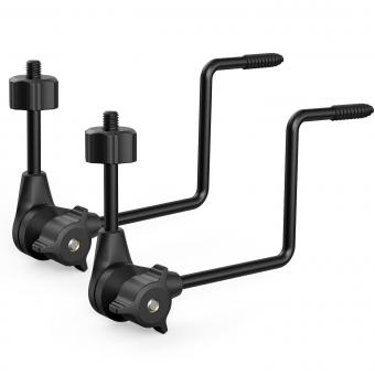 Trail Camera Tree Mount med 1/4" skruegrensesnitt 2 Pack, 360° justerbar tremonteringsmetallbrakett for Trail Camera, Solar Panel, Lights, etc.