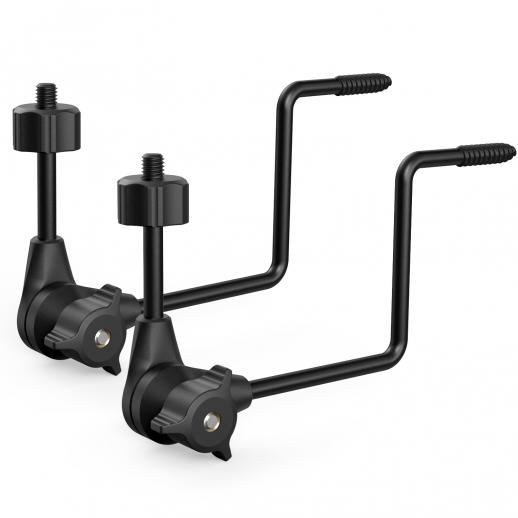 Trail Camera Tree Mount med 1/4" skruegrensesnitt 2 Pack, 360° justerbar tremonteringsmetallbrakett for Trail Camera, Solar Panel, Lights, etc.