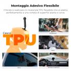 K&F Concept 2Pack Supporto Alessibile Adesivo per Casco per GoPro Hero 13/12/11/10/9/8/7 Black, DJI Osmo Action 3/4/5 Pro, Insta360 X5 X4 X3 Superfici Curve Piatte Adesive