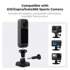 K&F Concept 2-Pack Flexibele Adhesive Helm Mount – 3M voor GoPro Hero 13/12/11/10/9/8, DJI Action 5/4/3, Insta360 X5/X4/X3 Ace Pro 2 – Sportcamera Accessoires