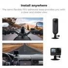 K&F Concept 2-Pack Flexibele Adhesive Helm Mount – 3M voor GoPro Hero 13/12/11/10/9/8, DJI Action 5/4/3, Insta360 X5/X4/X3 Ace Pro 2 – Sportcamera Accessoires