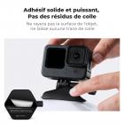 Support de casque adhésif flexible K&F Concept, pack de 3, compatible avec GoPro Hero 13/12/11/10/9/8 Max, DJI Action 5 Pro 4 3, Insta360 X5 X4 X3 Ace Pro 2, accessoires pour caméras de sport, surfaces plates et incurvées