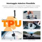 K&F Concept 3Pack Supporto Alessibile Adesivo per Casco per GoPro Hero 13/12/11/10/9/8/7 Black, DJI Osmo Action 3/4/5 Pro, Insta360 X5 X4 X3 Superfici Curve Piatte Adesive