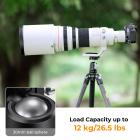 26.5lbs/12kg Load Professional 30mm Metalline jalustan kuulapää, CNC-prosessi painevalukiinnikkeellä BH-30 kolmijalan pää