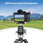 35,3 lbs/16 kg belastning Profesjonelt 36 mm metallstativ kulehode, CNC-prosess med støpeklemme BH-36 stativhode